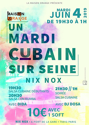 flyer vendredi latino au port de Toulon du 03 mai 2019